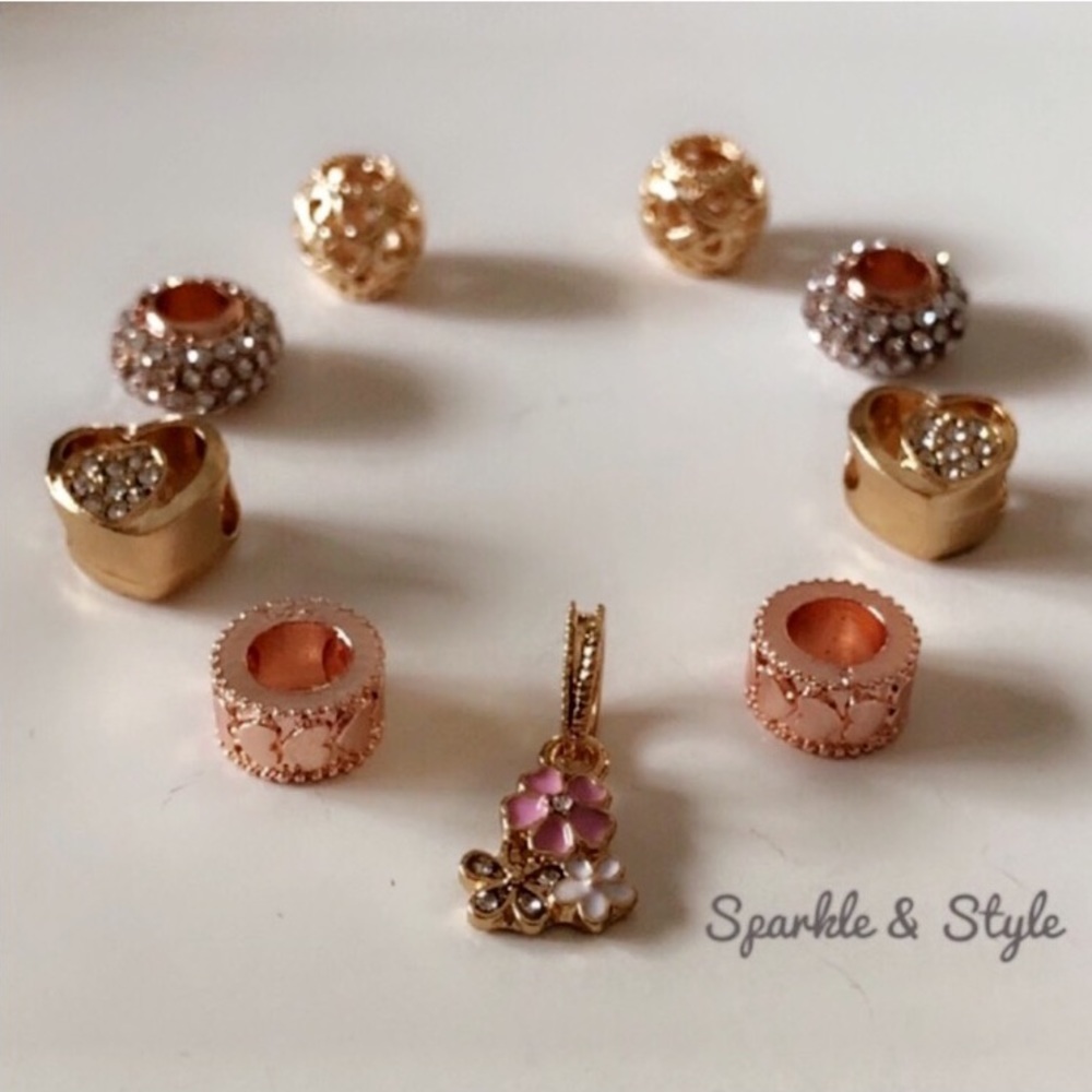 ✨ New Gold and Rose Gold Bracelet Charms ✨